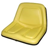 for John Deere - A&I Replacement High Back Seat Yellow Version of Oregon 73-560 - For Riding Mower modes: STX30, STX38, 130, 160, 165, 316, 318, 322, 330, 332, 420, 430; Skid Steer Loader models: 375, 570