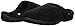 Isotoner Men's Signature  Microterry Hoodback Slipper, Black, Large
