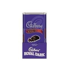 Cadbury royal dark milk chocolate bar - 3.5 oz/ bar, 24 ea