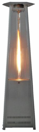 Glass Tube Patio Heater- Stainless Steel
