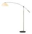 Adesso Outreach Arc Lamp, Satin Steel