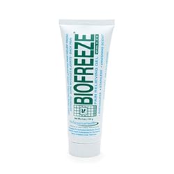 BIOFREEZE Pain Relieving Gel with ILEX, 4-Ounce Tube