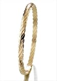 Bracelet rigide Plaque or