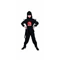 Funny Fashion 401104 - Kinderkost�m Ninja, 2-teilig, mit Haube und G�rtel