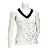 Fila Baseline Cross Back Tank (COLOR: White/Navy, SIZE:Extra Large)