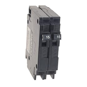 Siemens 2 single pole 15 amp breaker by Connecticut