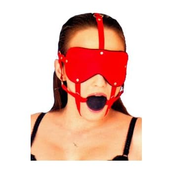 Set A Shopping Price Drop Alert For California Exotics Lover's Headgear Advanced Eye Mask & Ball Gag, Red