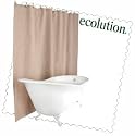 Organic Hemp Shower Curtain