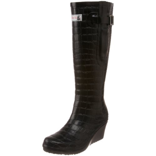 WedgeWelly Women's Man Eater Flex Wedge Boot
