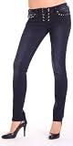 Antique Rivet Lily - Juniors Jeans-36 (REBEL BLK STW)