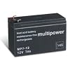 Multipower Bleiakku MP7-12 (12V / 7,2Ah), wartungsfrei