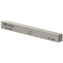 Mitutoyo 010001 Angle Block, +/- 20 sec Accuracy, 1/4 Degree Angle
