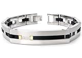 Dolan Bullock VERONA Diamond & 18K Gold Titanium Steel Bracelet
