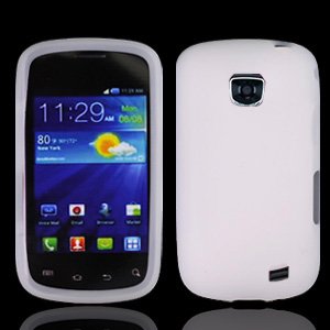 Straight Talk Samsung Galaxy Proclaim White Silicone Soft Case Skin Cover Cell Phone Accessory 720C SCH-S720C
