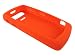 Electronics : Genuine BlackBerry Pearl 8110 8120 8130 ORANGE Silicone Case / Skin