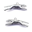 Greyhound Charm Sterling Silver Jewelry Gift Boxed