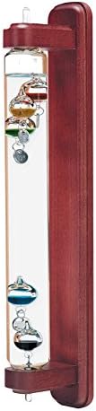Galileo Wall-Mount Thermometer Mahogany