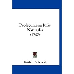 Prolegomena Juris Naturalis (1767)