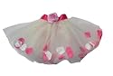 Ivory Tutu with Fuchsia Petals