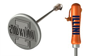Cover image : University of Illinois illinis Branding Iron Grill Accessories