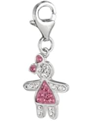 925 Sterling Silver June Birthstone Girl Charm, For Chamilia, Pandora, Biagi, Personality, Reflections And More Charm Bracelets