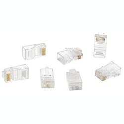 CAT6 Crimp Connectors for Solid Cable (100 Pcs Per Bag)