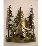 11W Skier Thru The Trees Wall Sconce Wall Sconces
