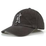 Los Angeles Angels of Anaheim Black White Black Franchise Hat
