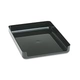 Rubbermaid Image Series Black Front Load Stacking Desk Tray (15701)