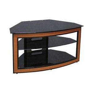 Bell'O AVSC-2121 Versatile Wood Tone Corner-Fit Audio Video Furniture System by