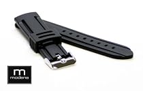 22mm MODENA Italian Rubber Diver's band w/ Tang buckle