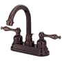Danze D302255RB Sheridan Two Handle Centerset Lavatory Faucet with High-Rise Spout, Oil Rubbed Bronze