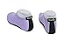Freely Barefoot Water Skin Shoes Aqua Socks for Beach Swim Surf Yoga Exercise Violet 5. XL (US M:7.5~9, W:8.5~10)