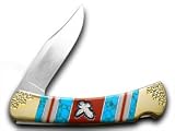 BUCK 110 Yellowhorse 1/25 Folding Hunter EAGLE Wildlife Series Pocket Knife Knives
