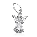 TrendToGo Sterling Silver Christmas Angel Charm