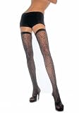 Spider Web Lace Stockings With Elastic Top