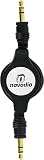 Novodio - Câble audio pour iPod / iPhone - fiche mini-phone Stéréo 3,5 mm (M) - fiche mini-phone Stéréo 3,5 mm (M) - 80 cm - noir