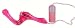 Doc Johnson The Wave G-Spot Vibrator with Multi-Speed, Waterproof Controller, Pink