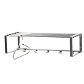 Wandgarderobe Flurgarderobe Ablage Haken Stahlrohr