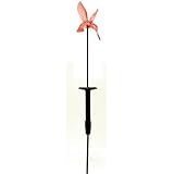 Mr. Light Solar-Powered Hummingbird Garden Stake with Color-Changing LED Backlighting
