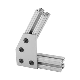 80/20 10 Series 4164 4-HOLE 60 DEGREE ANGLE JOINING PLATE