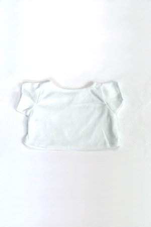 White T-shirt fits Webkinz, Shining Star and 8 - 10 Make Your Own Stuffed Animals 