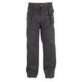 (キャタピラー) Caterpillar C820 ワークカーゴパンツ 作業服ボトムス 作業着ズボン (ロング丈) 男性用 (32) (ブラック)