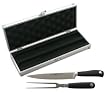 Wusthof Grand Prix II 2-Piece Carving Set in a Brushed-Aluminum Gift Chest