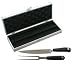 Wusthof Grand Prix II 2-Piece Carving Set in a Brushed-Aluminum Gift Chest