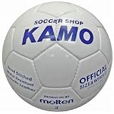 KAMO KAMOオリジナル 4号球 ホワイト×ブルー