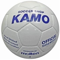 KAMO KAMOオリジナル 4号球 ホワイト×ブルー