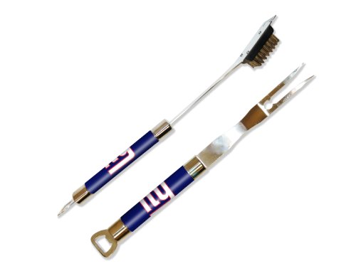 NFL New York Giants Barbeque Fork and Grill Cleaner Set