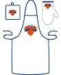 New York Knicks Grilling Apron Set - BASKETBALL Sports Merchandise
