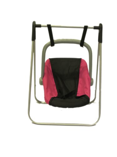 fisher price chairs:Mommy & Me Doll Swing Hot Pink & Black